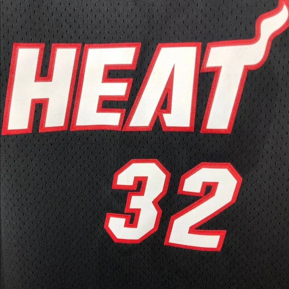 Shaquille O’Neal Shaq Miami Heat Authentic Reebok Black NBA Jersey XL +2 Length - Picture 10 of 11